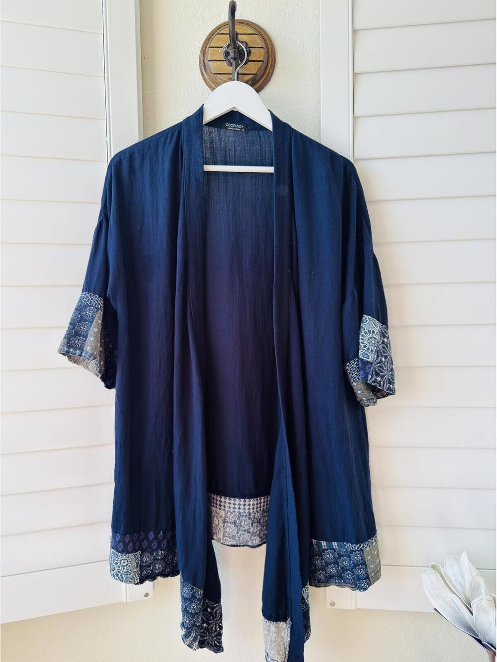 Coofandy Women’s Patchwork Kimono Cardigan - Size S